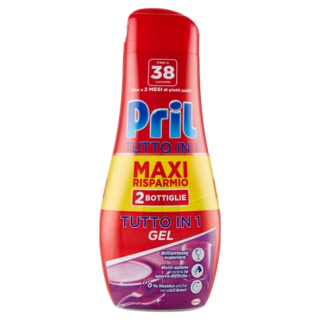 PRIL Tutto in 1 Gel Classico 2x684ml